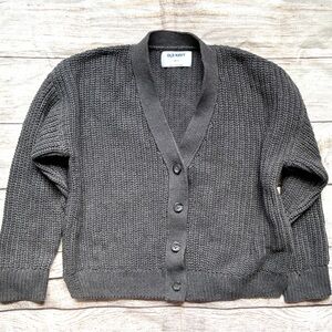 Old Navy Gray Cardigan Sweater